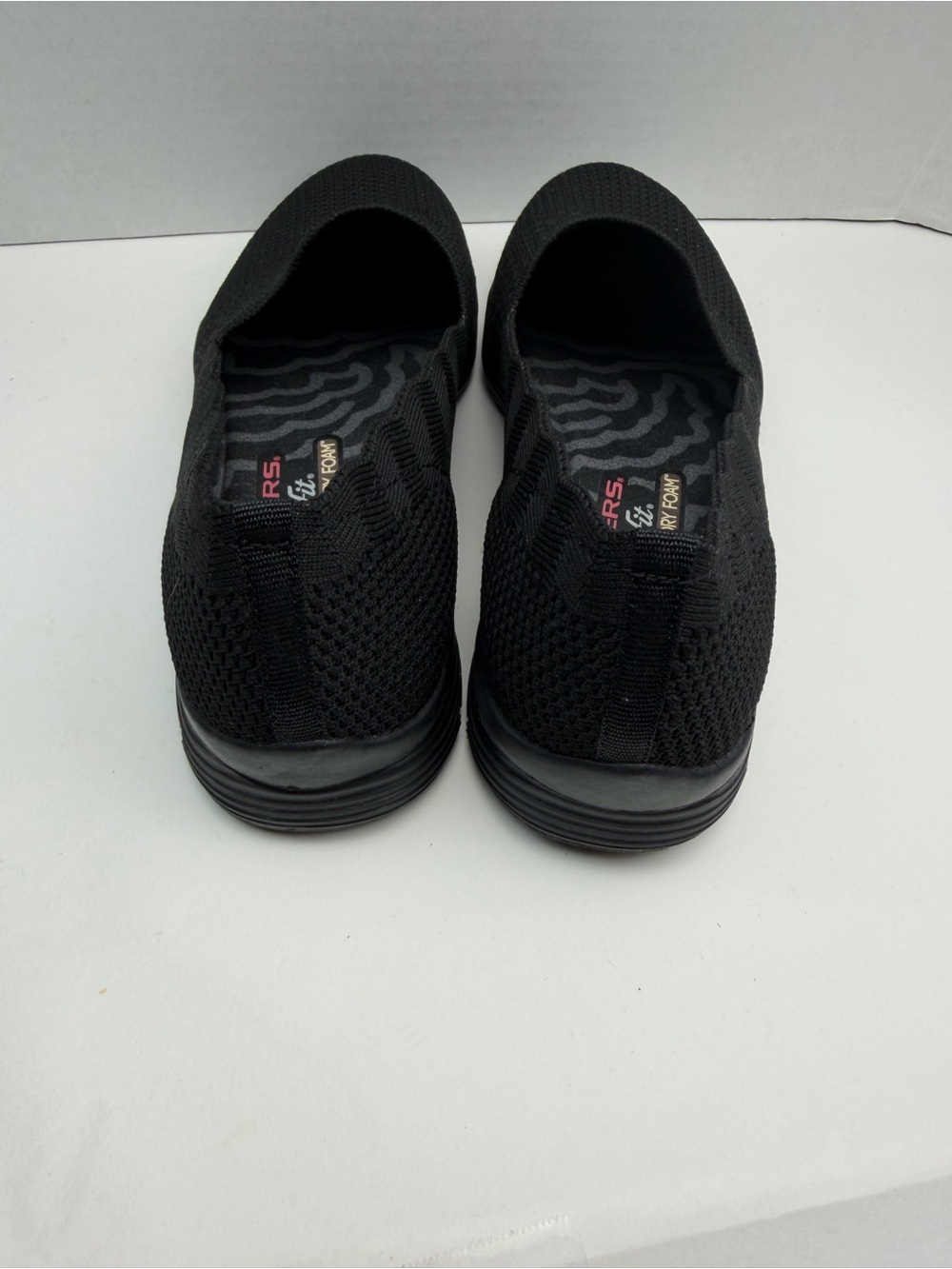 Skechers Women's Shoes Size 7 Black Slip On Air-Cooled Memory Foam 49481W - Picture 10 of 13